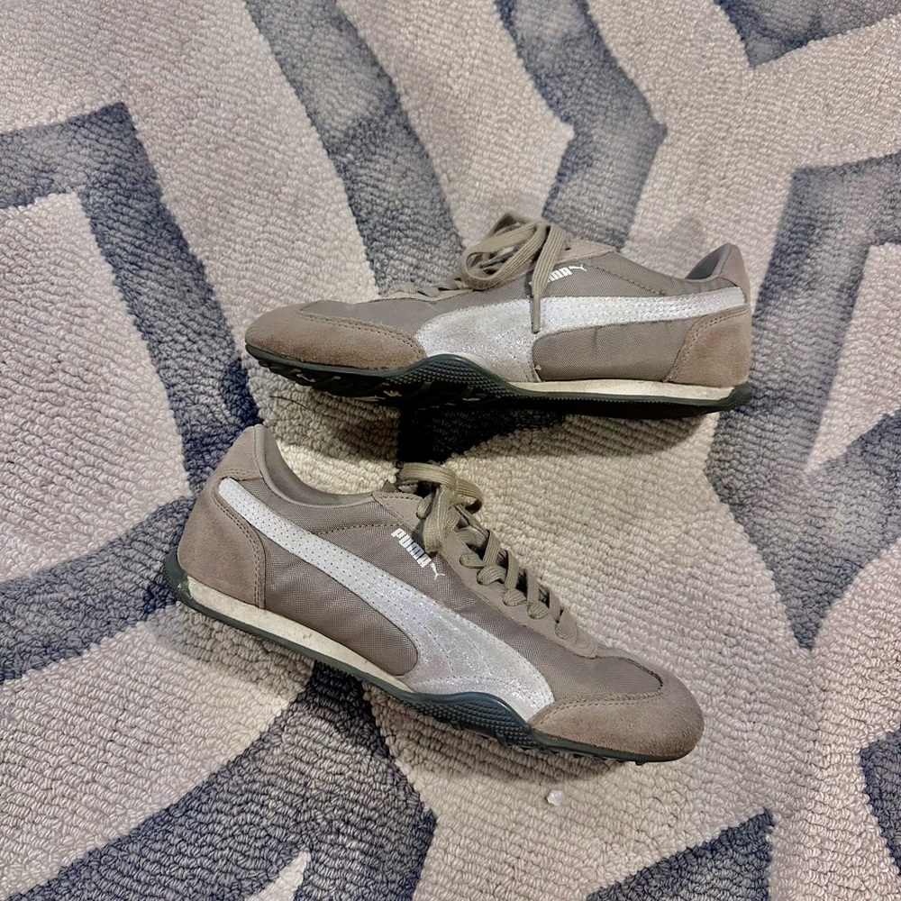 Puma women’s taupe sneakers 7.5